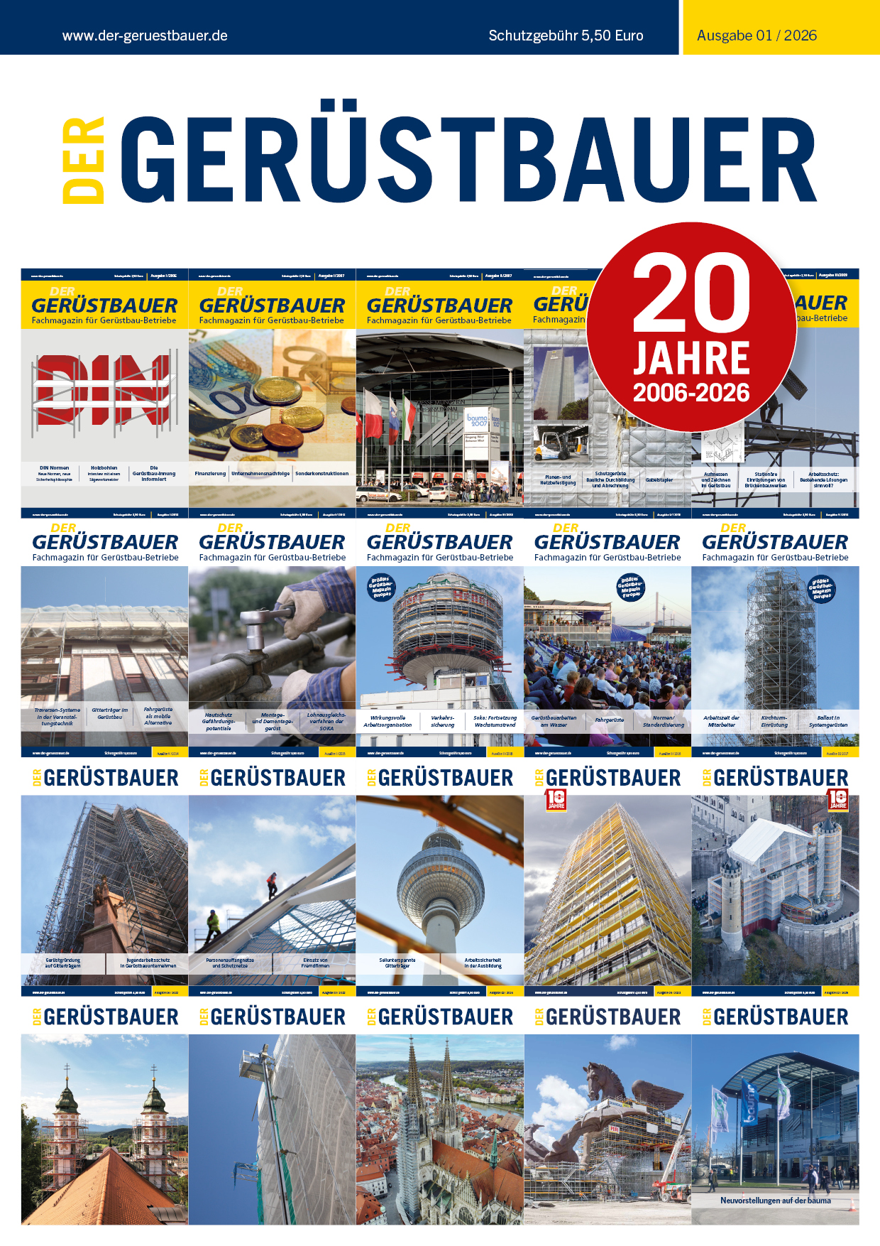 Titelseite DER GERÜSTBAUER 04.2023